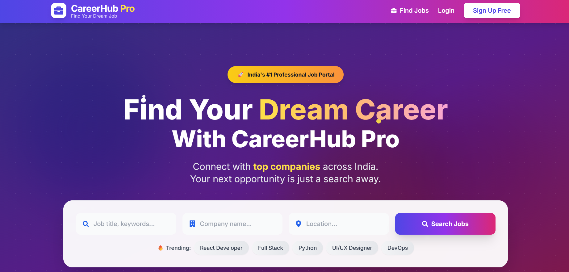 CareerHub Portal